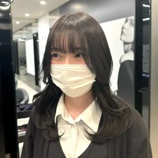 ロング カラー HARUKI MINATO Japan SENDAI所属・🌈【透明感・韓国 ヘア】がっきー🌈のヘアスタイル