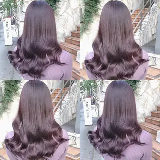 ロング カラー ヘアアレンジ キッズ 💟Chloe原宿店 🩶ハイトーンのヘアスタイル