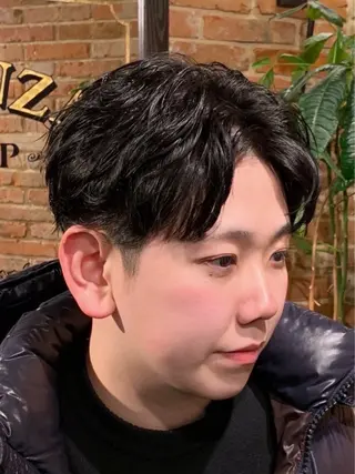 パーマ メンズ 小野 友誠のヘアスタイル