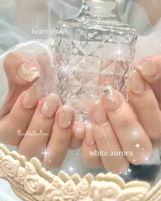 ネイル 🎀チーク/ちゅるん 🫧chisa🎀のネイルデザイン