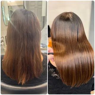 セミロング 🍎縮毛矯正特化🍎 にしごおりのヘアスタイル