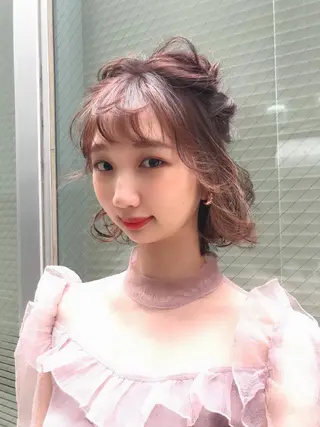 ミディアム ヘアアレンジ ✂️似合わせの魔術師 石田一樹✂️のヘアスタイル