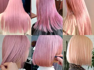 ミディアム カラー レイヤー専門家 ダブルカラー修のヘアスタイル