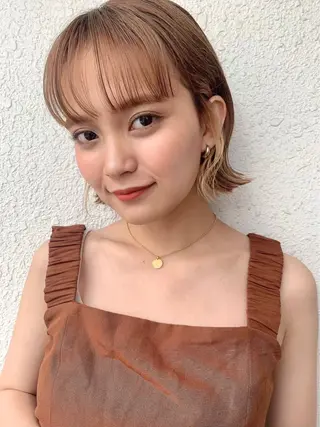 ミディアム カラー 原宿/似合わせ/髪質 改善/レイヤー/優希のヘアスタイル