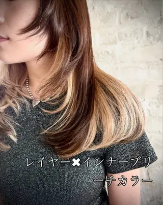 セミロング カラー Calenda/ パーソナル美髪サロンのヘアスタイル