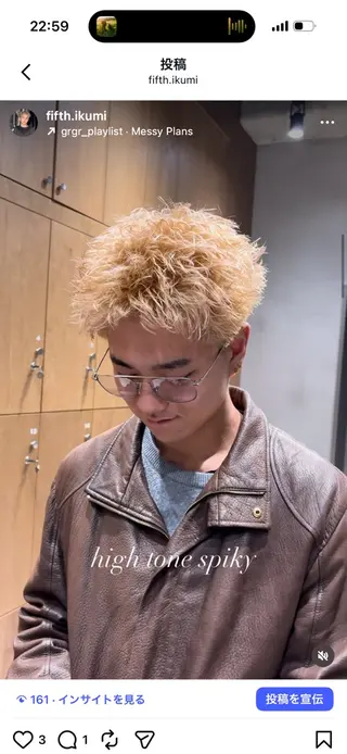 ショート カラー fifth/渋谷/ パーマ/イクミのヘアスタイル