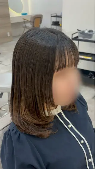 ミディアム himari/ブリー チモデル募集/熊谷のヘアスタイル