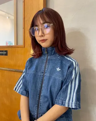 カラー YURiA レイヤー🫧のヘアスタイル