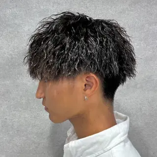 ショート カラー パーマ メンズ キッズ 🔥パーマ特化🔥 優馬のヘアスタイル