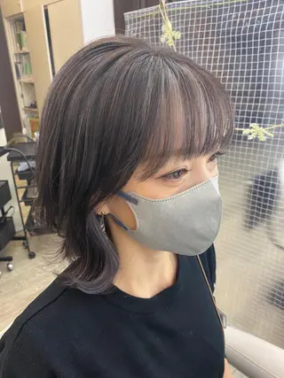 ミディアム カラー 市川 博紀 店長のヘアスタイル