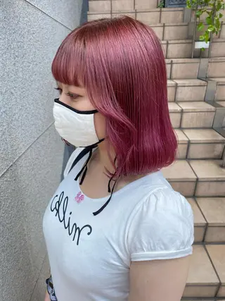 ミディアム カラー ヘアアレンジ 🐺ウルフの神🐺 /カラー/けいすけのヘアスタイル