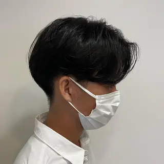 ショート パーマ メンズ メンズパーマのプロ 川野翔太のヘアスタイル