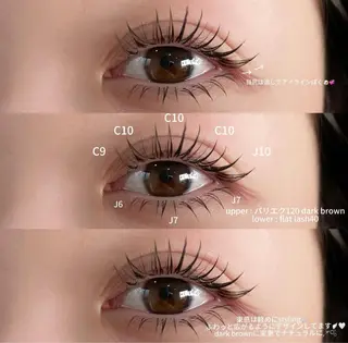 マツエク・マツパ Myro☺︎ LED/パリエクのマツエク・マツパデザイン