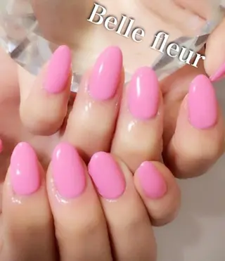 ミディアム ネイル Belle fleurのネイルデザイン