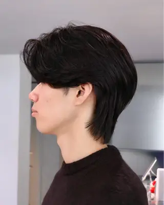 パーマ メンズ Qin shaire salon 原宿verno店所属・【センターパート】 ETO／江藤翼の眉毛・アイブロウイメージ