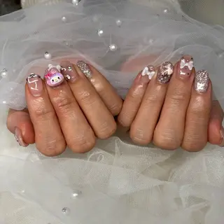 ミディアム Amonail♡ RINAのネイルデザイン