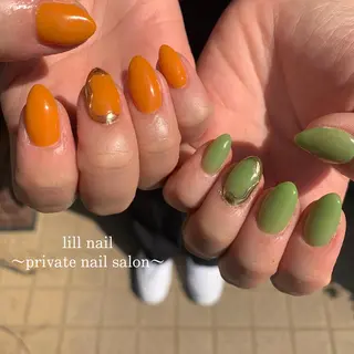 セミロング pllia beautyのネイルデザイン