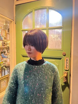 ショート 🌱洒落てるパーマ 🌱ショート/緒方椋のヘアスタイル