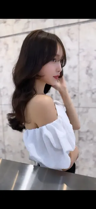 ロング カラー 髪質改善/韓国ヘア レイヤー/新宿/ロミのヘアスタイル