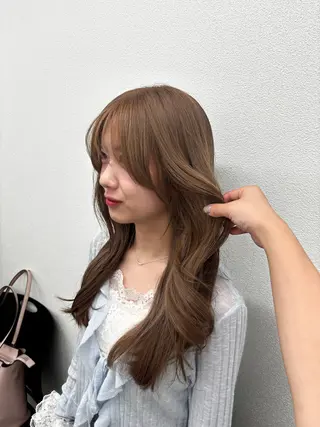 ロング HINAKO🩵 寒色カラー🪽のヘアスタイル