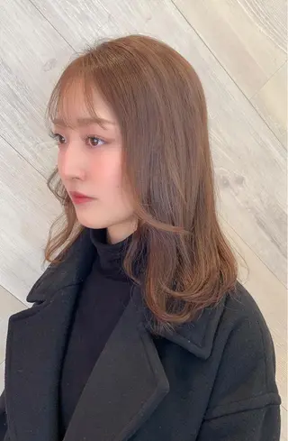 セミロング LOOP HAIR Eyelash所属・LOOP REMIのヘアスタイル