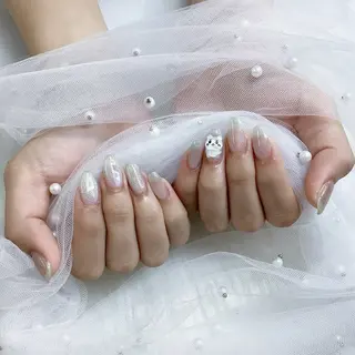 ネイル パーツ全部¥110 サロンミミのネイルデザイン