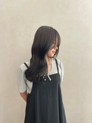 ロング カラー 🍐透明感カラー🍐 レイヤーカットのヘアスタイル