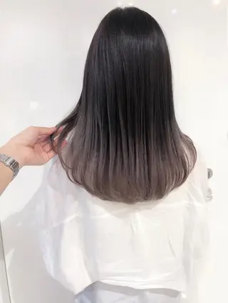 ミディアム カラー パーマ ヘアアレンジ 【公式】amble luxe池袋東口🩷のヘアスタイル