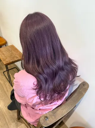 ロング カラー ヘアアレンジ Himawari♡ 柔らかいカラーのヘアスタイル