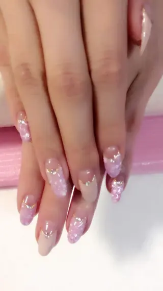 ネイル チップ長さだし Chiaraのネイルデザイン