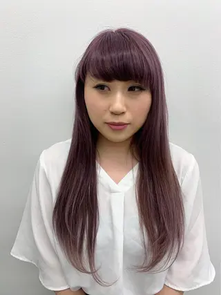ロング カラー flamme Annaのヘアスタイル