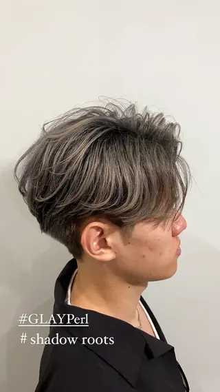 ミディアム メンズ 久村 泰生のヘアスタイル