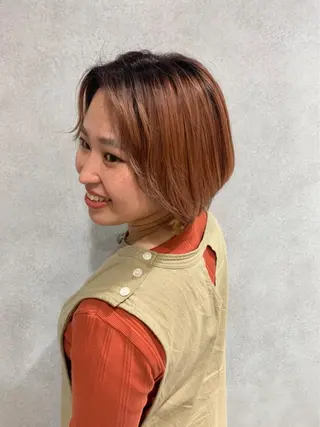 ショート カラー 韓国hair ·͜· watanabeのヘアスタイル