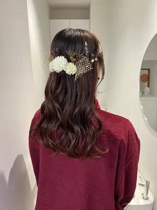 ヘアアレンジ アレンジ/ブラウン カラー HARU🕯のヘアスタイル