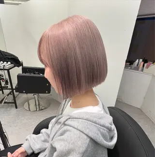 ミディアム カラー PELE所属・盛れる💖ミルクティ ー💍🎀yuiのヘアスタイル