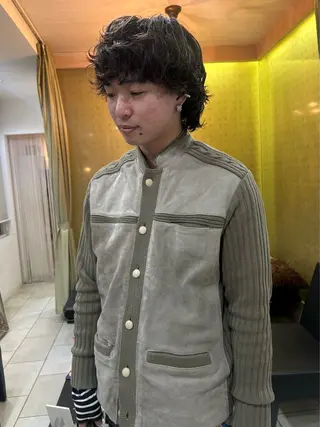 ショート 似合わせパーマ/ メンズパーマ/しゅうのヘアスタイル