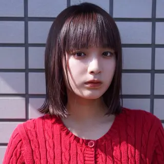 ミディアム カラー 新井 希実 SOUPLE.のヘアスタイル