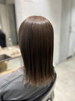 パーマ 艶髪酸性ストレート /髪質改善/寺田警二のヘアスタイル