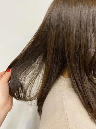 ロング カラー ヘアアレンジ satsuki 暖色・ブラウンカラーのヘアスタイル