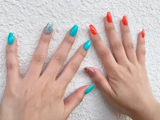 セミロング ネイル ✴︎ Delightのネイルデザイン