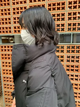 パーマ ボブパーマコテ巻き風 パーマNo1深江秀平のヘアスタイル