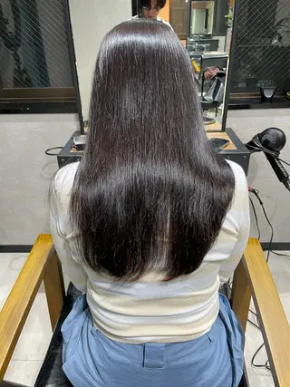 セミロング 岡崎勇人/レイヤー/ 韓国/ケラチンTRのヘアスタイル