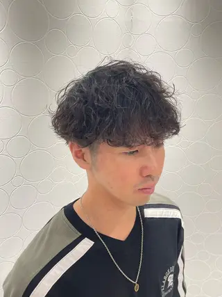 パーマ メンズ 長町/酸性ストレート /曲がる縮毛矯正のヘアスタイル
