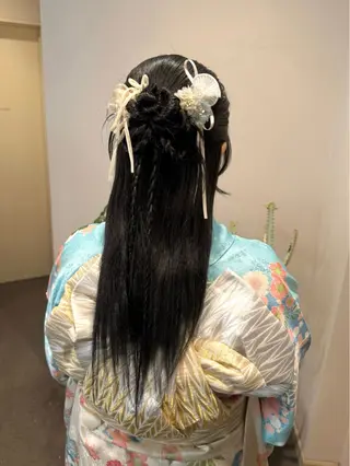 ヘアアレンジ 🍪ﾖｼｲﾊﾙﾈ🍪 ﾗﾍﾞﾝﾀﾞｰｶﾗｰのヘアスタイル