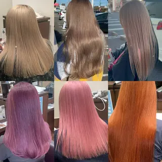 セミロング 譜久島 かりんのヘアスタイル