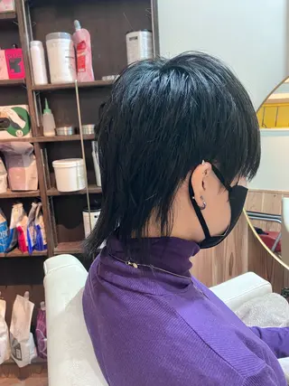 ショート HAIR BASE ZAWAWA所属・レイヤー/ブリーチ｜ 特殊パーマ/赤澤のヘアスタイル