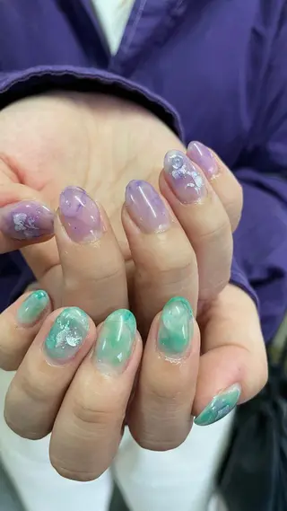 ネイル 栗田 ゆう子のネイルデザイン