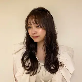 ロング 透明感カラー/ 小顔カット/ミヅキのヘアスタイル
