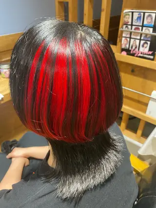ミディアム カラー Ando Raycoのヘアスタイル
