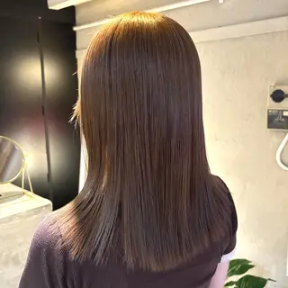 セミロング カラー 🫧ハイトーン×艶 カラー🫧 Rionのヘアスタイル